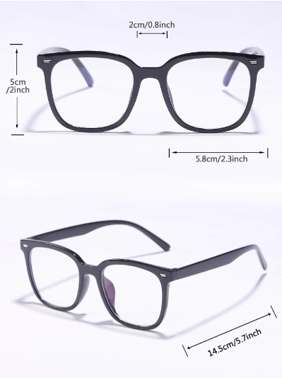 2 Paires Lunettes lumière bleue Classic Chicago