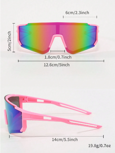 Lunettes Solaire Sport (sans monture) - Nu Pink enfants