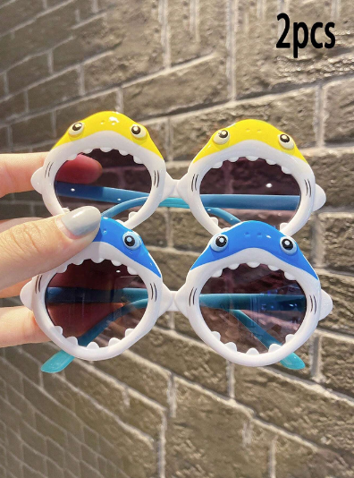 2 paires Sharky Lunettes Solaires Nu enfants (3 - 8 ans)